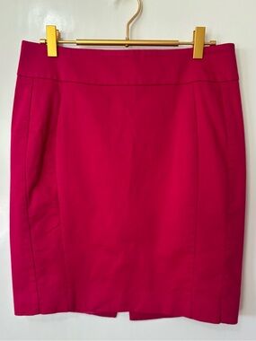Express| Vibrant Barbie Pink Pencil Cotton Mini Skirt Sz 4